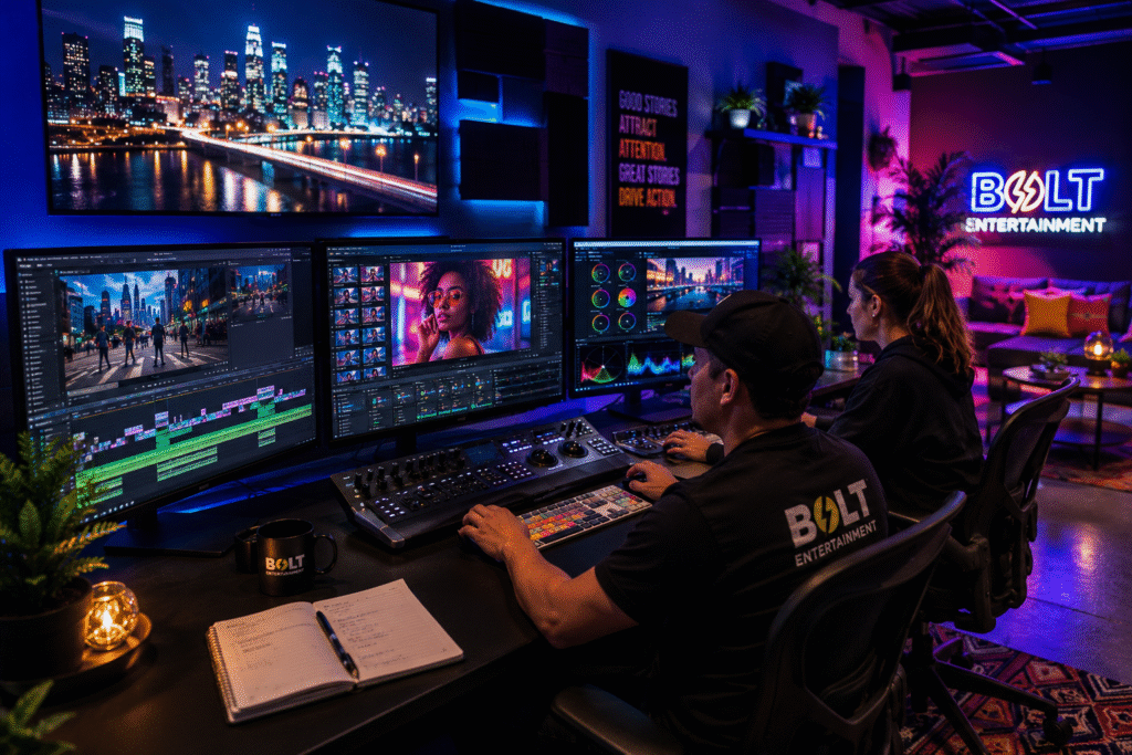 Video Post Production Room