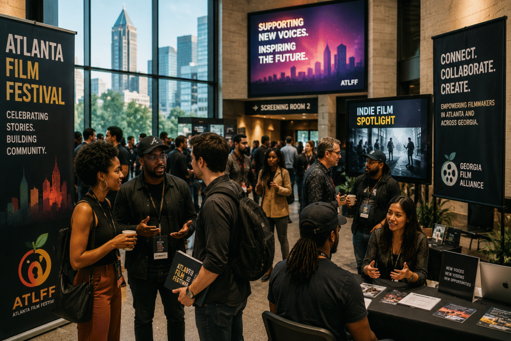 A Film Festival networking hub