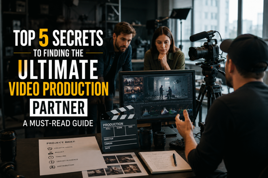 Video production meeting in action